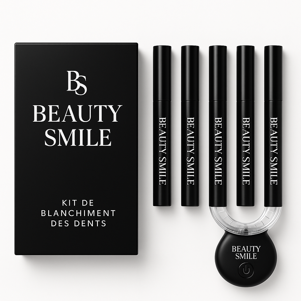 Kit de blanchiment des dents Light & Bright avec lampe et gel - Beauty Smile ©